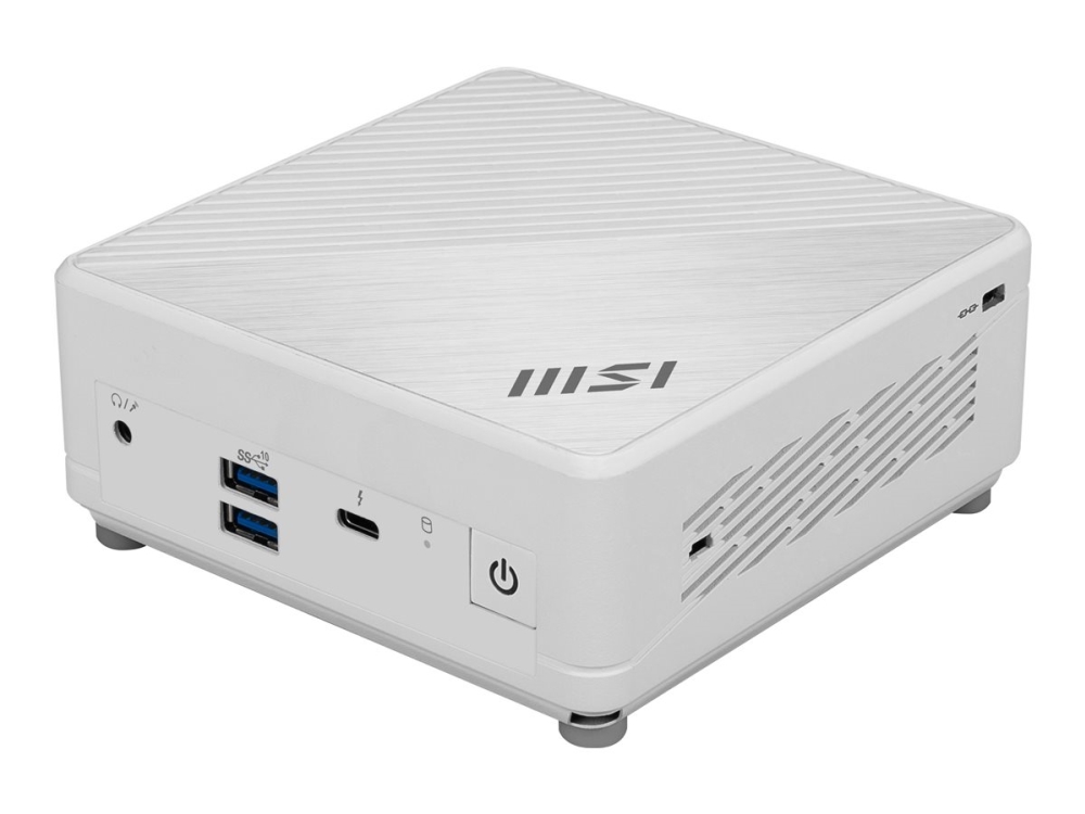 MSI CUBI 5 1M 497EU - Mini-PC Core 5 120U / upp till 5 GHz - RAM 16 GB - SSD 512 GB - NVMe - Intel Graphics - IEEE 802.11ax (Wi-Fi 6E), Bluetooth 5.3, Gigabit Ethernet, 2.5 Gigabit Ethernet - Win 11 Pro - skärm: ingen - vit | Spel - Gamingdatorer - Stationär | GameStuff