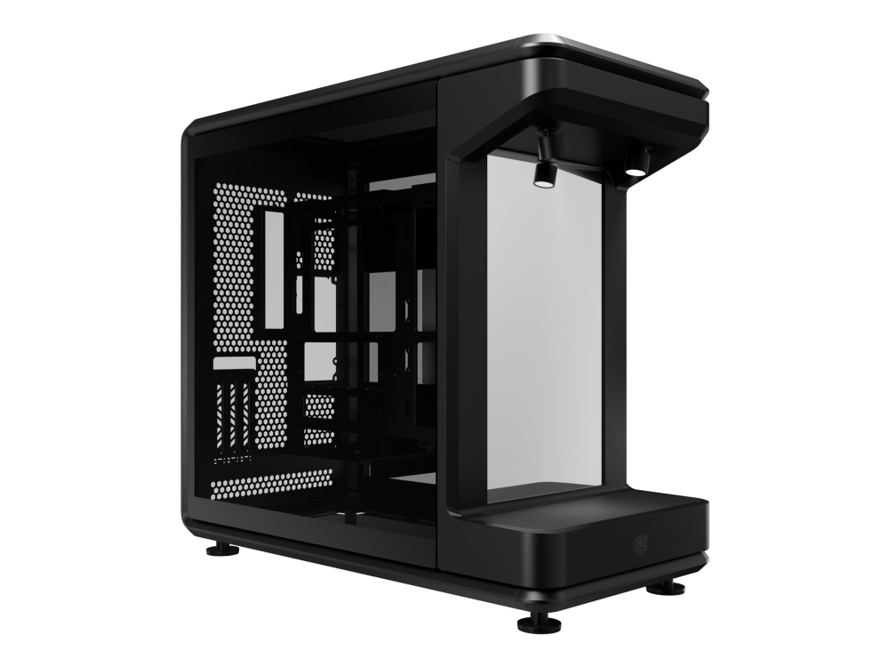 Cooler Master Masterframe 360 Stage Mirror - Mid-Tower - Atx - Seitenteil Mit Fenster (Gehärtetes Glas) (Atx) - Schwarz - Usb/Audio