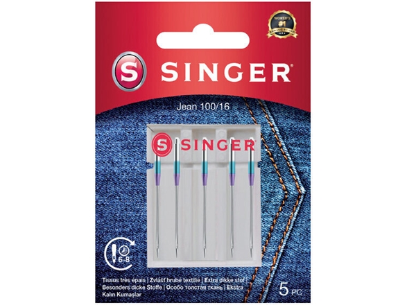 Singer Jeansnål 100/16 5-Pak