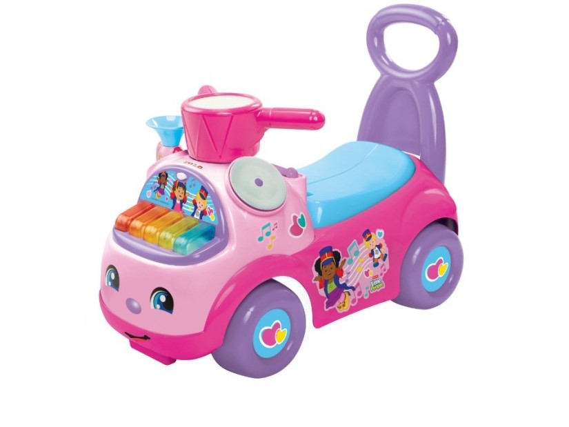 Fisher Price muzikinis paradas važiuojamasis rožinis