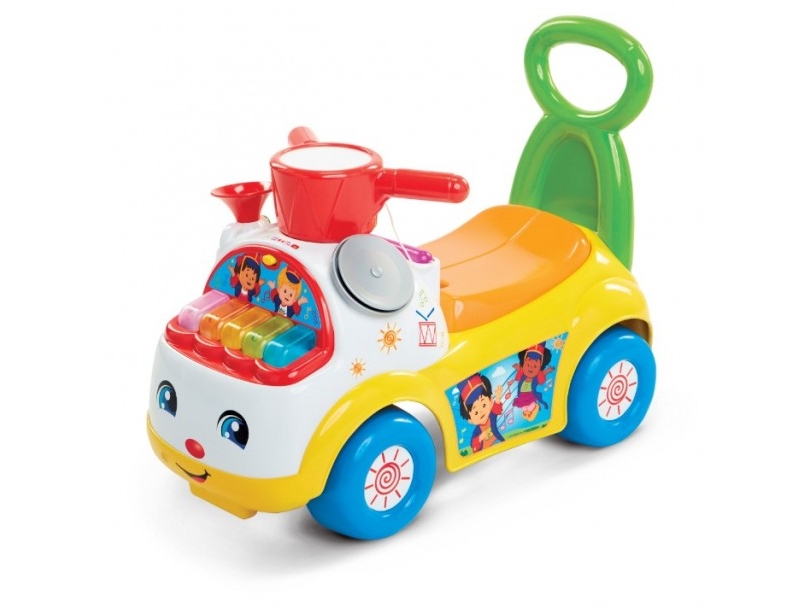 Fisher Price gåvogn Ride-On Musical Parade gul