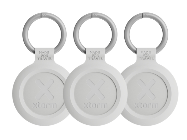 Xtorm XTAG2GA10-3PACK, Universel, Smart keychain, Hvid, Stødbestandig, Støvresistent, Ridseresistent, Vandtæt, Acrylonitrilbutadienstyren, Polyurethan, Silikone, IP64