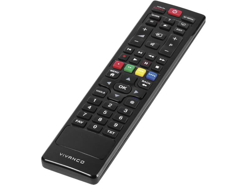 Vivanco VVREMOTEUNI, TV, IR trådlös, Tryckknappar, Svart | TV, Ljud & Bild - Övriga tillbehör - Fjärrkontroller | GameStuff