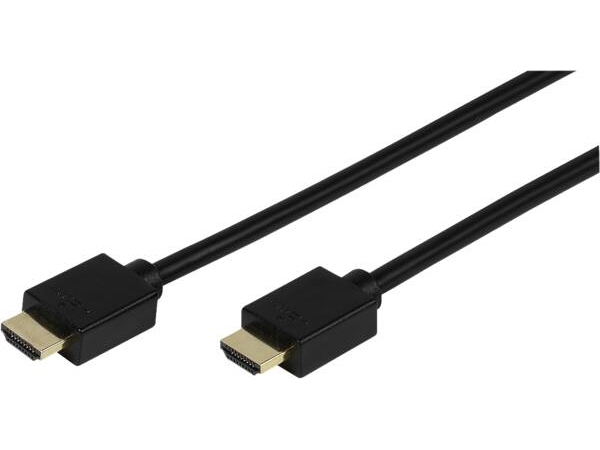Vivanco VVVHDMI20MMGG, 2 m, HDMI Typ A (standard), HDMI Typ A (standard), Svart | Datortillbehör - Kablar & adaptrar - Datakablar | GameStuff
