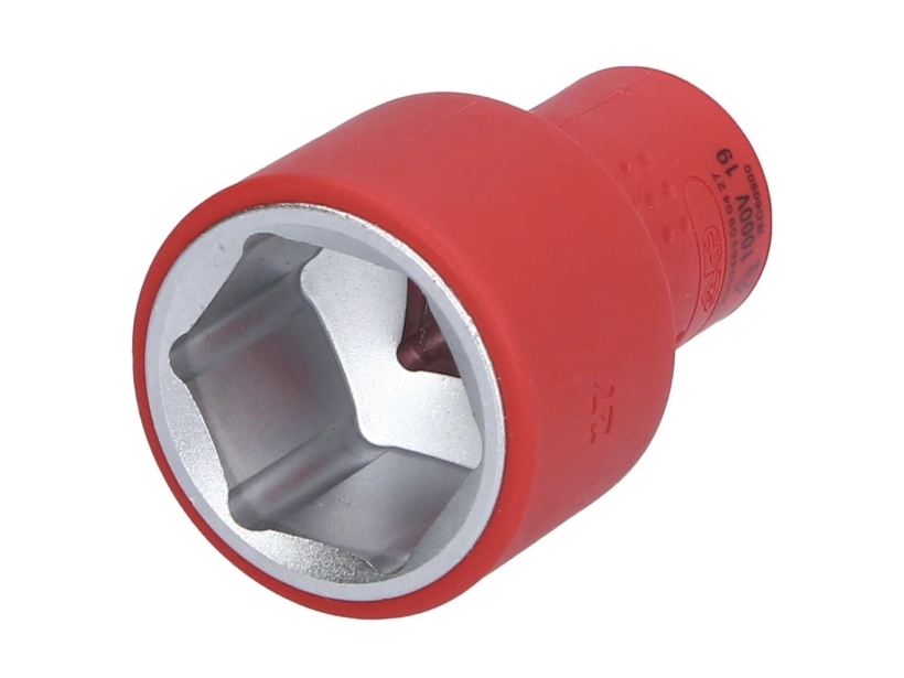 Ks Tools 118.1227, Krafttop, Rød, 1 Hoved(Er), 1/2", Britisk, 27 Mm