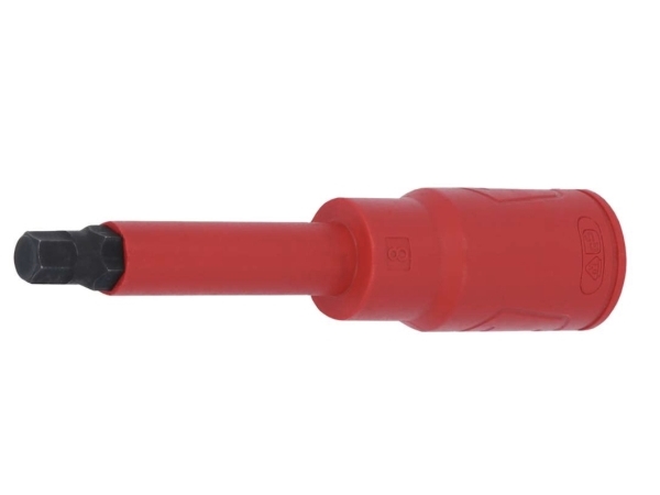 Ks Tools 117.5710, 1 Stk, Sekskant, 1/2", 10 Mm, Krom-Vanadium-Stål, 120 Mm