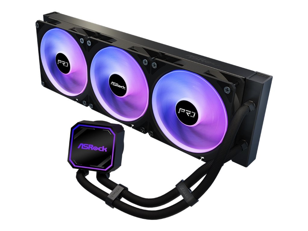 ASRock Pro 360 ARGB - Kylsystem med vätska till processorn - Elementstorlek: 360 mm - (för: AM4, AM5, LGA1851, LGA1700) - koppar - 120 mm | Datorkomponenter - Kylning & moddning - CPU Kylning | GameStuff