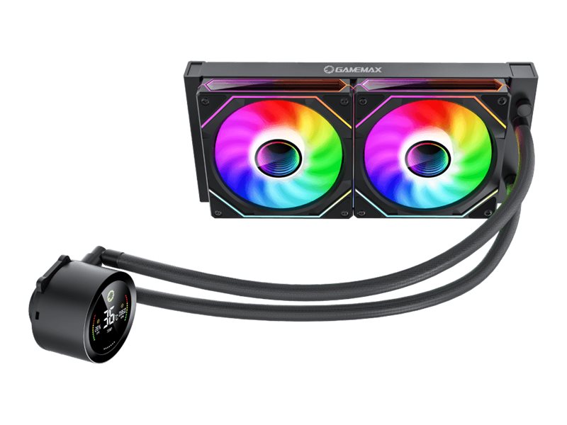 Wasserkühlung Gamemax Gamemax Cpu Liquid Cooler Iceburg 240 Digital Bk Intel, Amd