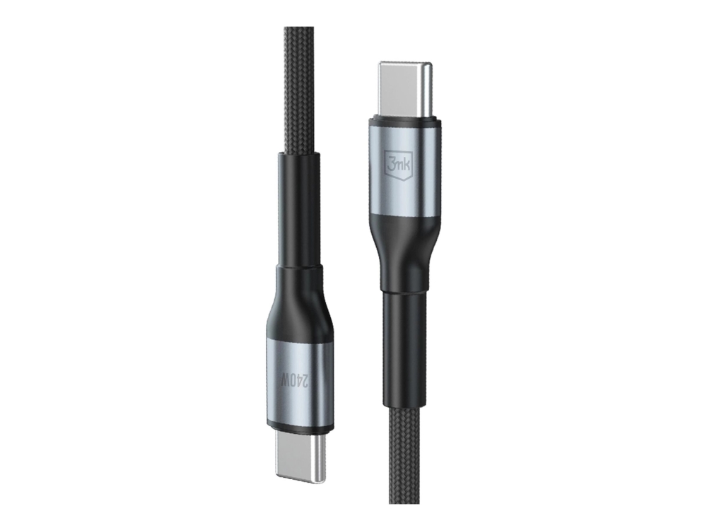 3Mk Usb-C - Usb-C 2M Usb-Kabel Sort