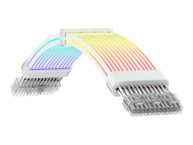 Gamemax - Forlængerkabel Til Strøm - 8 Pin Stikforbindelse Til 8 Pin Stikforbindelse - 300 V - 7 A - 30 Cm - Til Gpu, For Cpu - Hvid