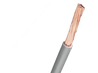 Nexans RK 1X1,5 - Monteringskabel H07V2-K PVT90, grå, 200 m spole