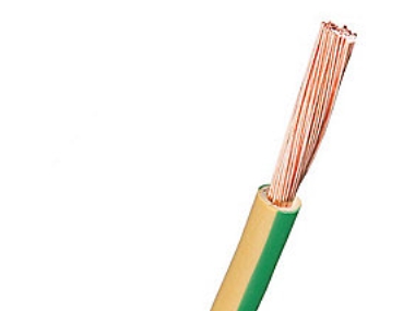 Kabel H07V2-K PVT90 1G10 gul/grön S100