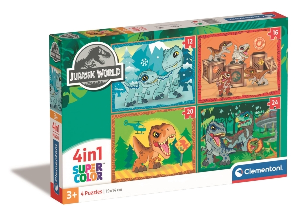 Jurassic World-Puzzle, 4In1