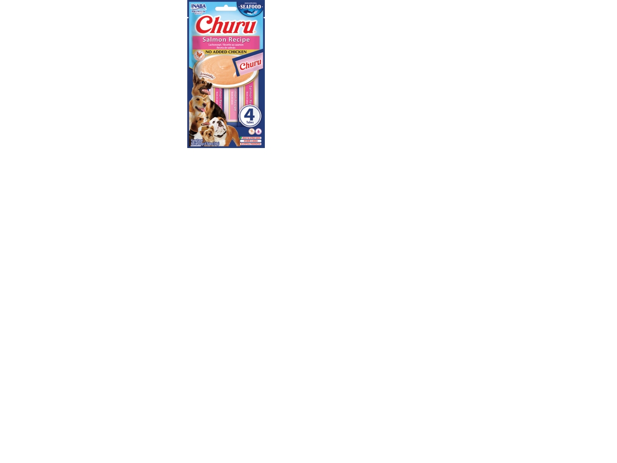 Churu Fish Salmon Recipe Hundegodbidder 4X14g
