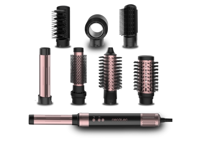 Cecotec Cermiccare Airglam, Multistyler, Airflow, Knapper, Alt Hår, Lang, Mellem, Kort, Tørt Hår