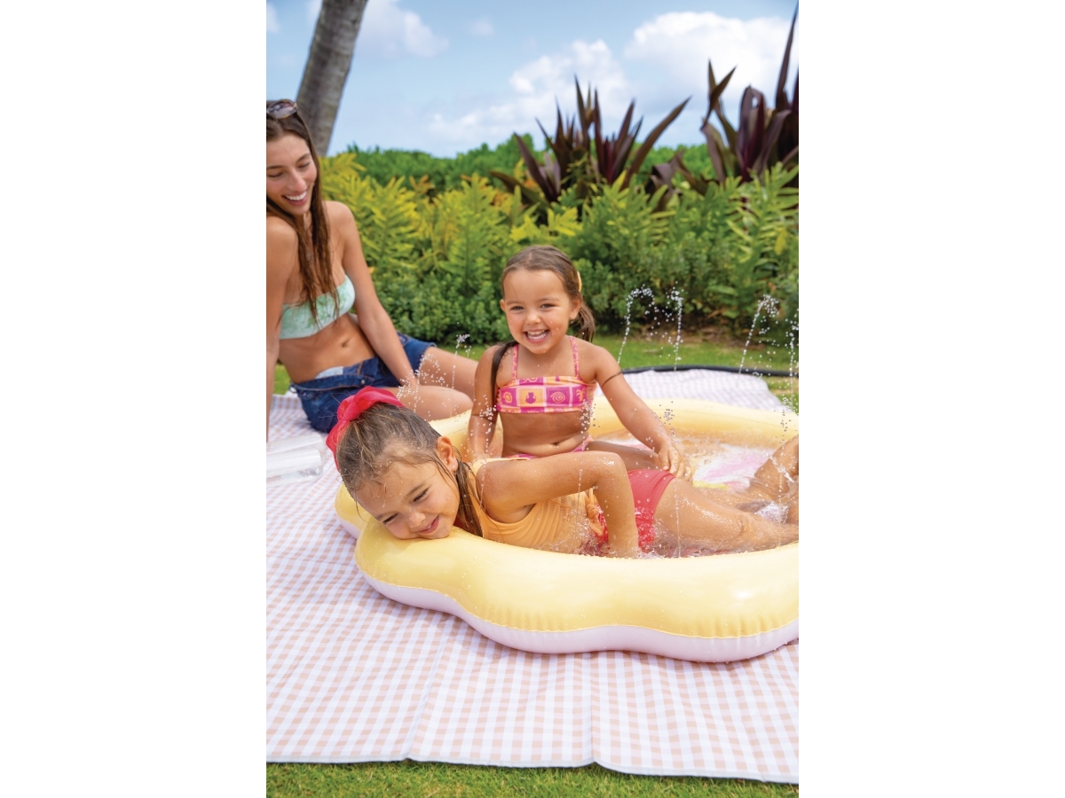Intex Sunny Rays Spray Pool, 59L, 104x104x13 cm
