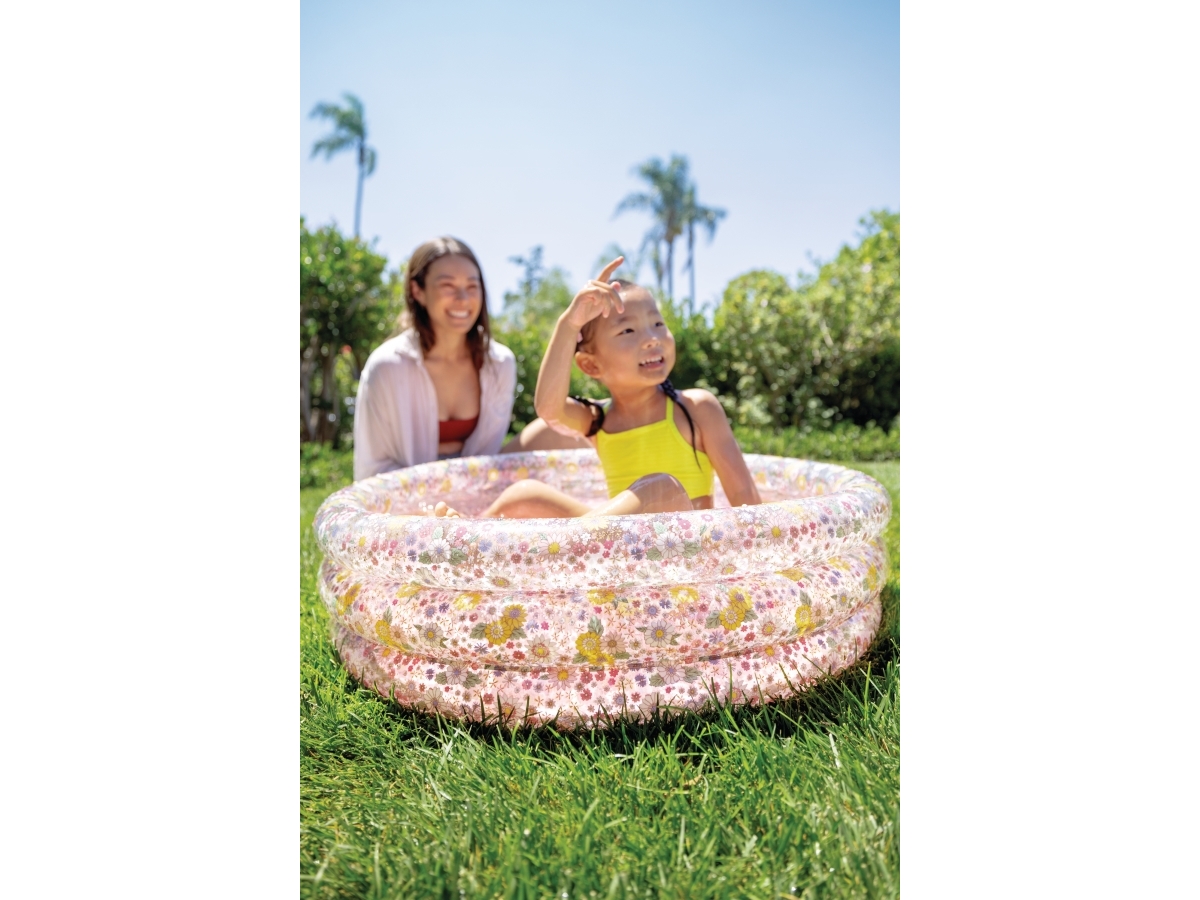 Uppblåsbar barnpool/sprinklebassäng KWIATKI 86x25 cm INTEX 58427 | Trädgården - Pools & Vatten spel - Pools & bassäng | GameStuff
