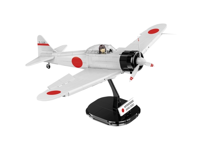 COBI Mitsubishi A6M2 Zero-Sen, Byggesæt, 3 År, 347 stk