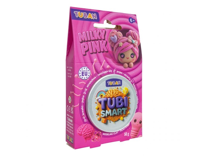 Modellerlera Milky Pink 50 g | Leksaker - Kreativitet - Spela degen | GameStuff
