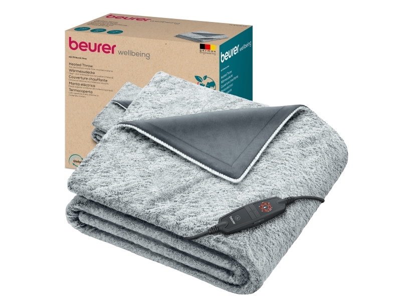 Beurer - Hd 75 Green Planet Varmetæppe - Nordic Gray