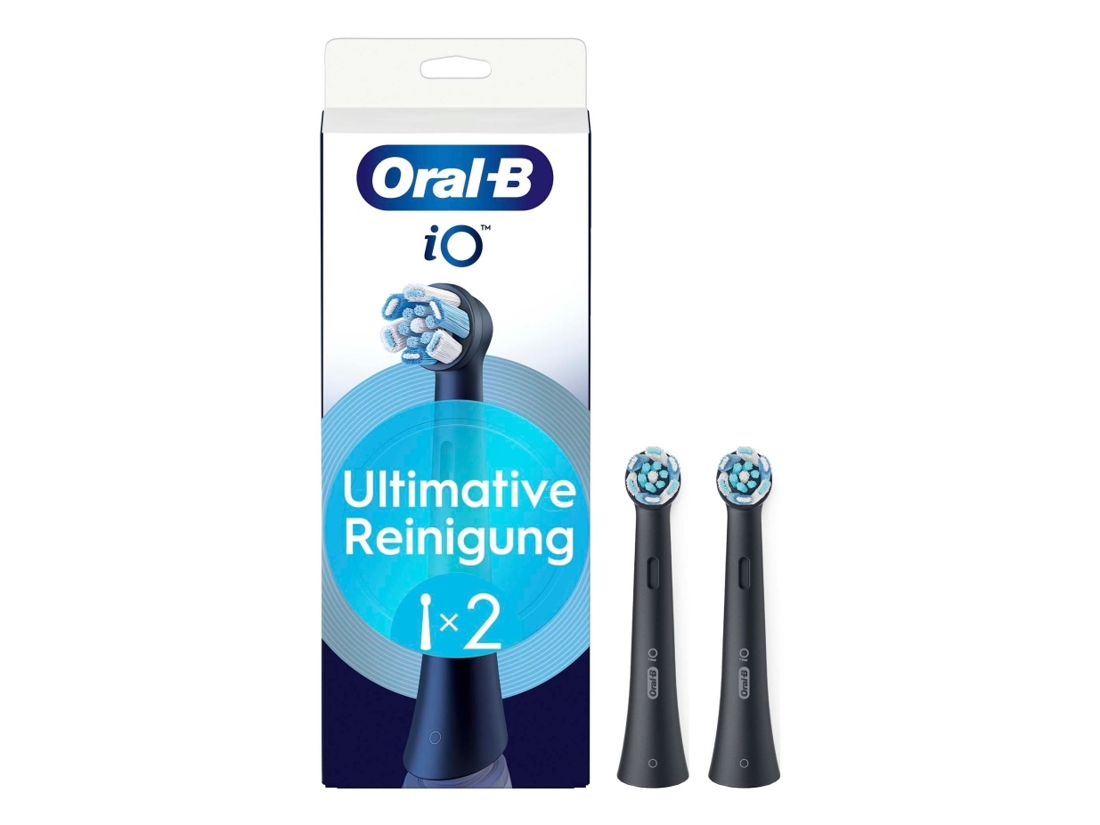 Oral-B iO Ultimate Clean 16262903, 2 stk, Sort, 3 måned(er), Oral-B, iO, Hængende boks