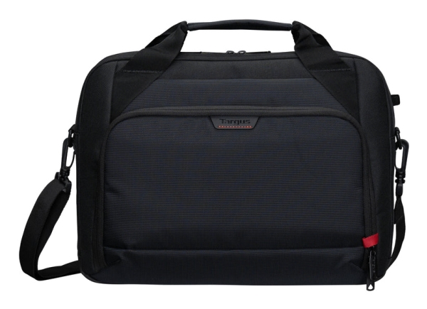 Targus 13-14 tommer Classic Briefcase Ecosmart 14 tommer Polyester, Polyethylenterephthalatfolie (pet) Rød, Sort