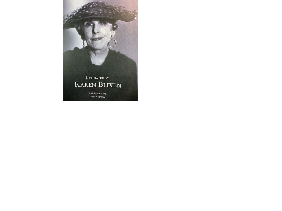 Litteratur Om Karen Blixen | Aage Jørgensen