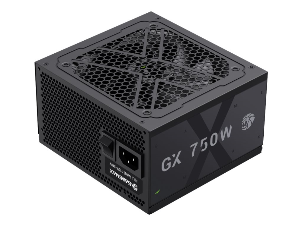 Gamemax Gx Series Gx 750Gf - Strømforsyning (Intern) - Atx12v 2.53 - 80 Plus Gold - Ac 110-240 V - 750 Watt - Aktiv Pfc