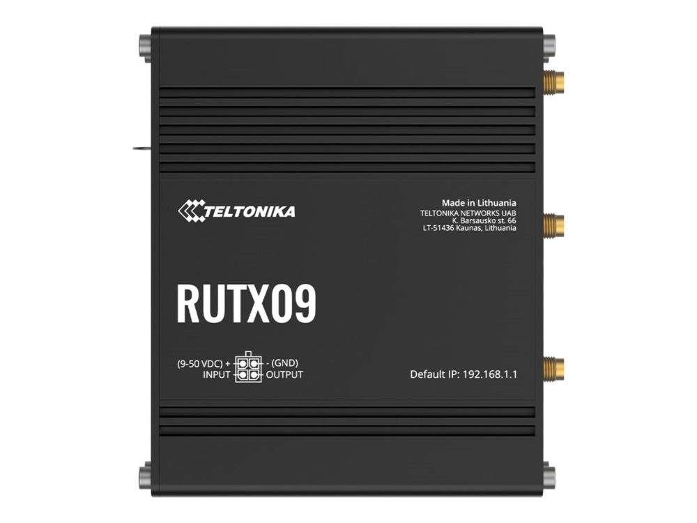 Teltonika Rutx09 Industriel Lte-Router Cat 6, 4X Gigabit Lan, Esim