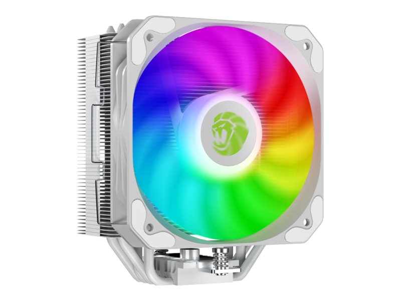 Gamemax Sigma 540 Argb - Processor-Køler - (For: Lga115x Socket, Lga1851, Lga1700, Lga1200, Am4) - 130 Mm - Hvid