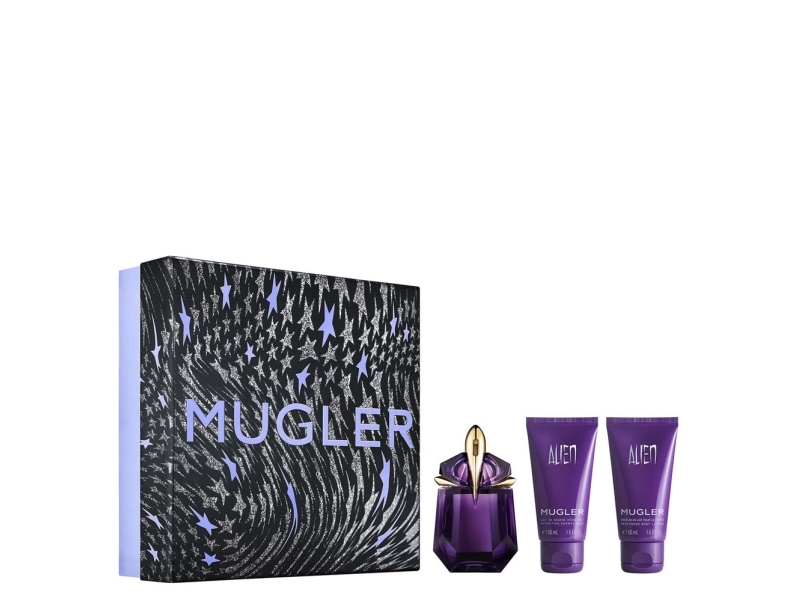 Set Thierry Mugler: Alien, Eau De Parfum, For Women, 30 ml + Alien, Shower Gel, All Skin Types, 50 ml + Alien, Hydrating, Body Lotion, 50 ml