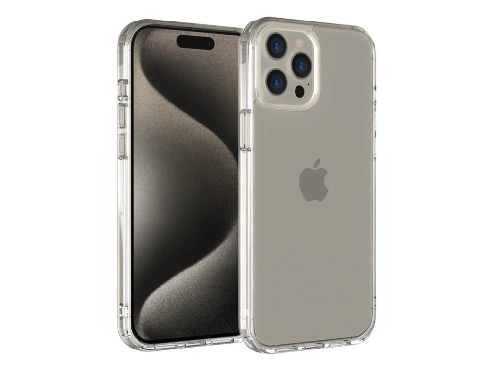Justmobile Pc-1561Pcc, Cover, Apple, Iphone 15 Pro, 15,5 Cm (6.1"), Transparent