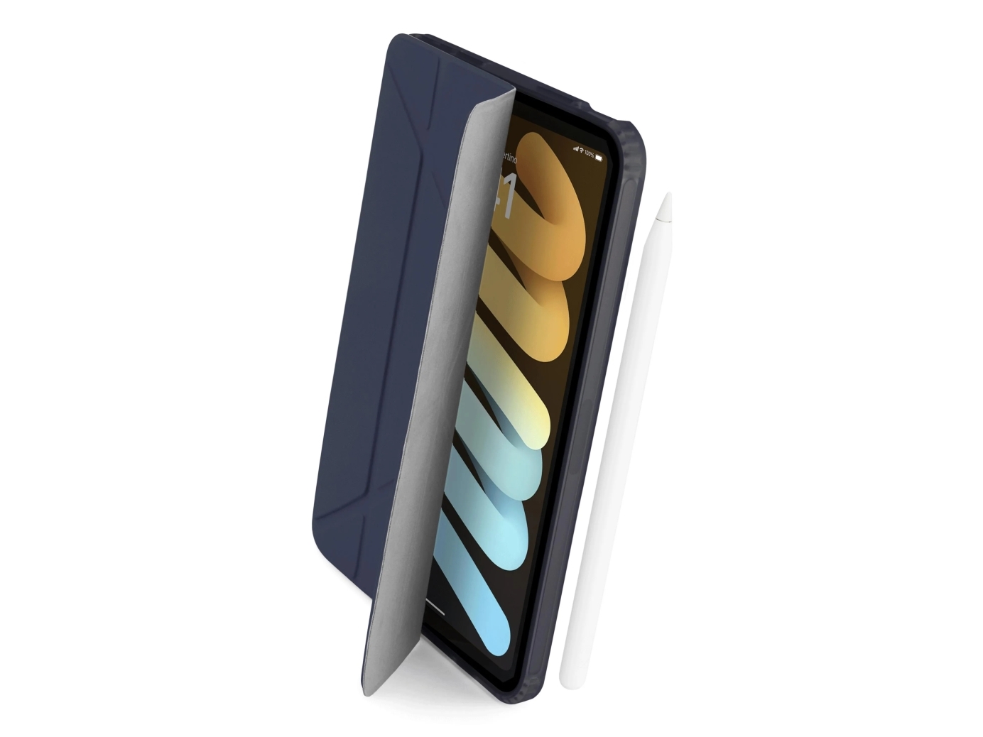 Pipetto Origami No1 Original Case for iPad Mini (7:th gen) - Dark Blue