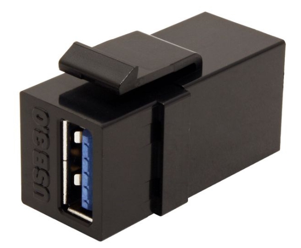 Value 25.99.8207, Flad, Sort, Usb A, Usb A, Hunstik, Hunstik