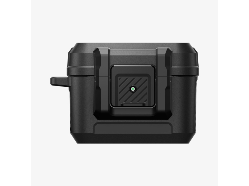 Dėklas Spigen Lock Fit, Matte Juodas - Airpods Pro 3