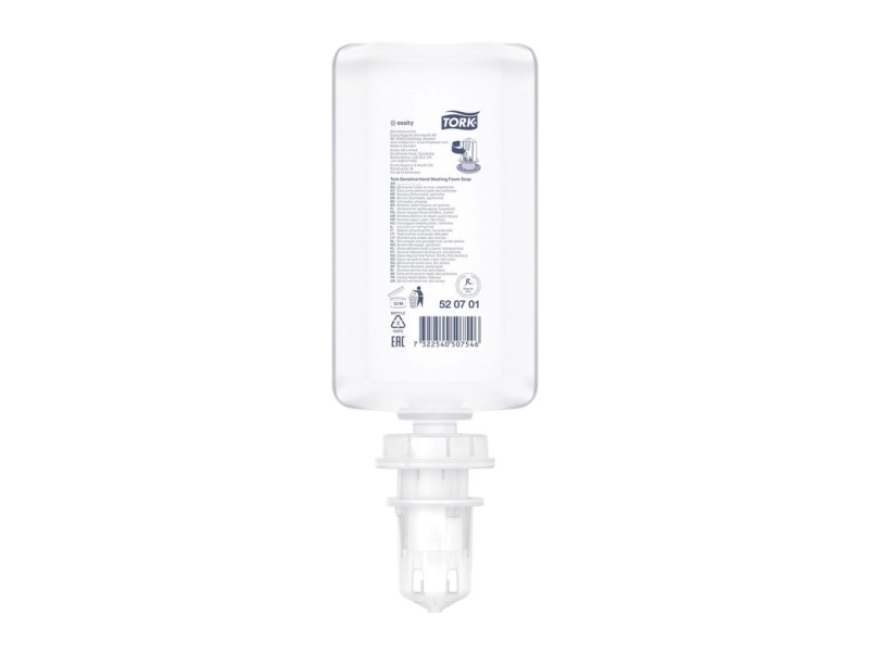 Skumsæbe, Tork 520701, 1 L, Duftfri, Transparent