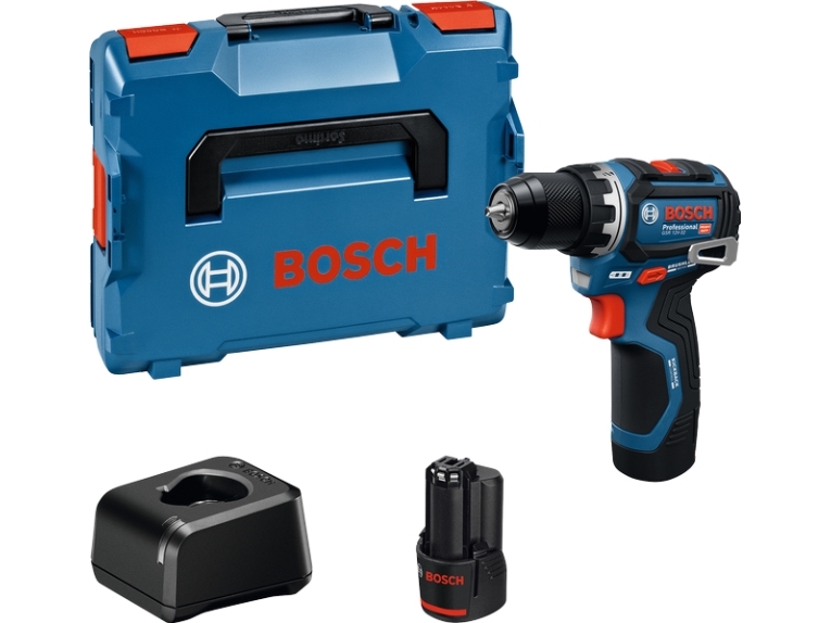 Bosch GSR 12V-32 Professional, Pistolgreb boremaskine, Nøglefri, 1 cm, 0,8 mm, 475 rpm, 1800 rpm