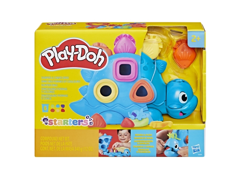 Play-Doh Shapes & Colors Dino Starter Set | Leksaker - Kreativitet - Spela degen | GameStuff