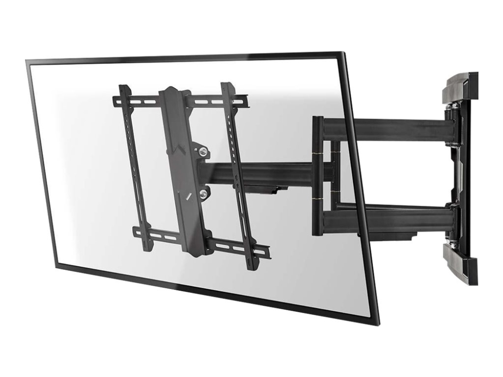Nedis Tvwm6551bk - Beslag - Fuld Bevægelse - For Tv - Stål - Sort - Skærmstørrelse: 37"-80" - Vægmonterbar