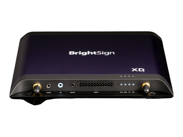 Brightsign Xd6 Xd236 - Digital Signage Afspiller - Ssd - 256 Gb - Brightsign Os - 4K Uhd (2160P) - 60 Fps - Hdr