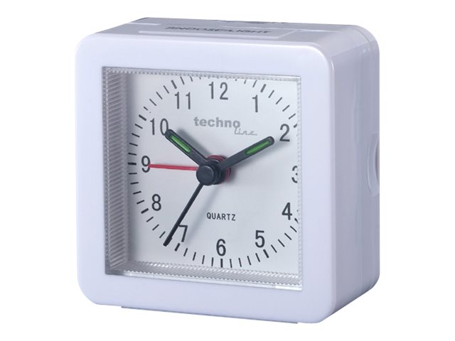 Techno Line Sc - Alarmur - Kvarts - Desktop - Hvid