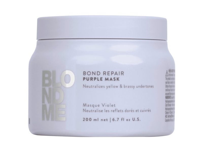 Schwarzkopf Professional BlondMe Bond Repair Purple Mask 200 ml | Hårvård - Hårprodukter - Behandling av hår | GameStuff