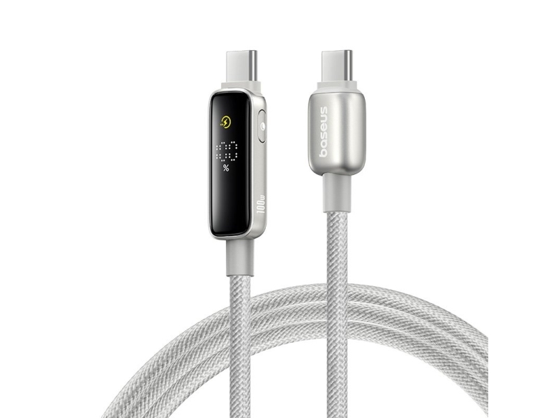 Baseus P10381802851-00, 1 M, Usb C, Usb C, Usb 2.0, 0,48 Gbit/Sek., Titanium