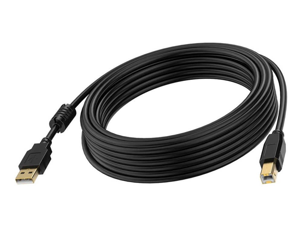 Vision Professional - Usb-Kabel - Usb (Han) Til Usb Type B (Han) - Usb 2.0 - 3 M - Sort