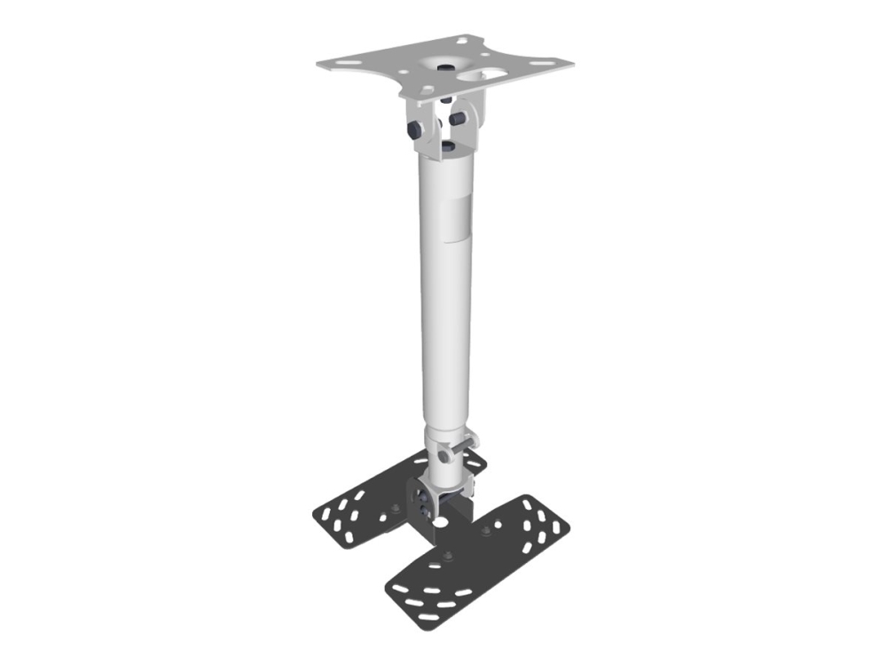 Vision - Monteringssæt (Til Loftmontering) - For Fladt Panel - Stål - Hvid, Sort - Skærmstørrelse: 32"-50"