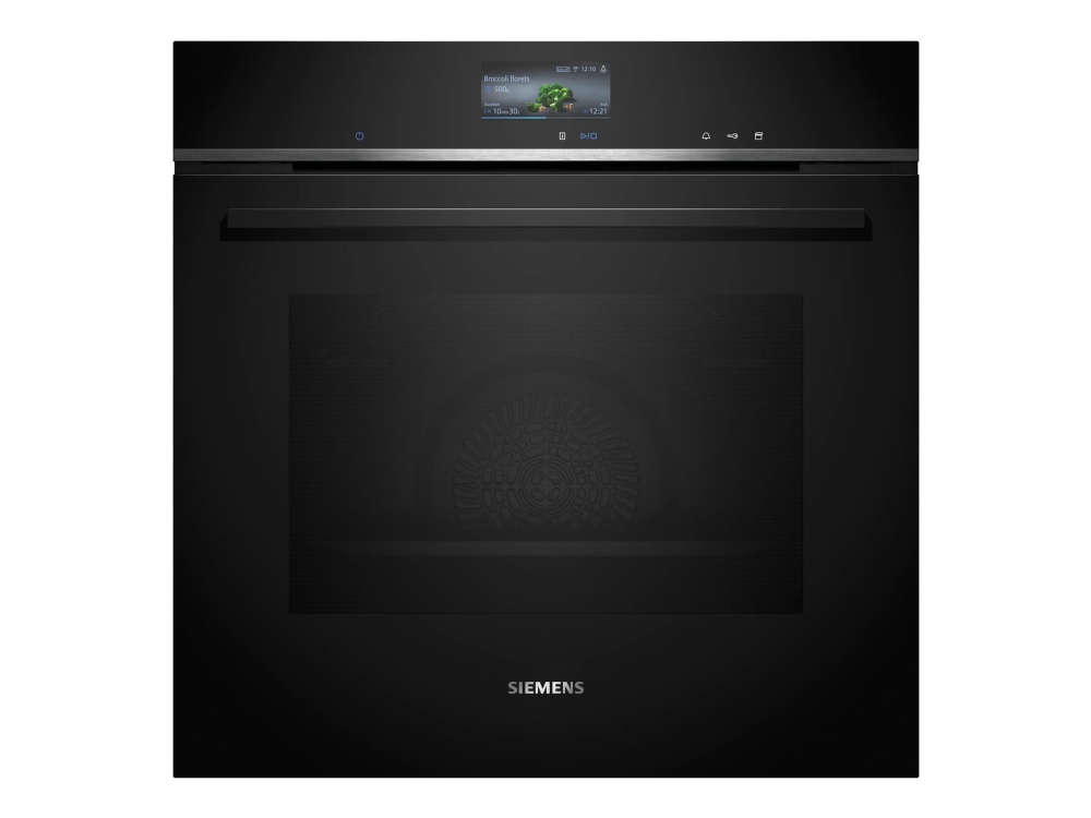 Siemens iQ700 Sort/rustfrit stål Elektrisk ovn 71liter Klasse A+ Ovn