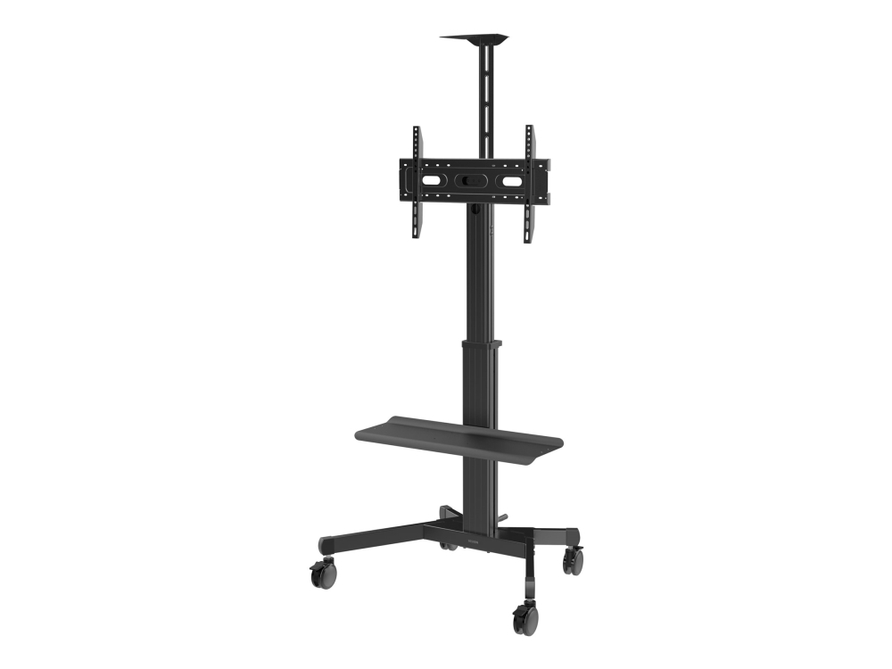 Vision X-Series Vfm-F22 - Vogn Med Hjul - Højdejusterbar - For Lcd Display - Stål, Aluminium - Mat Sort - Skærmstørrelse: 31"-80"