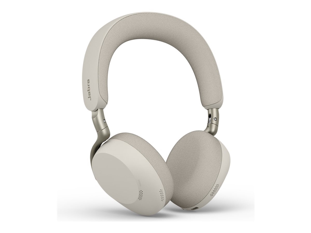 Jabra Evolve3 75 Uc - Headset - På Øret - Bluetooth - Trådløs - Aktiv Støjfjerning - Usb-C Via Bluetooth Adapter - Varm Grå - Uc-Certificeret, Zoom C