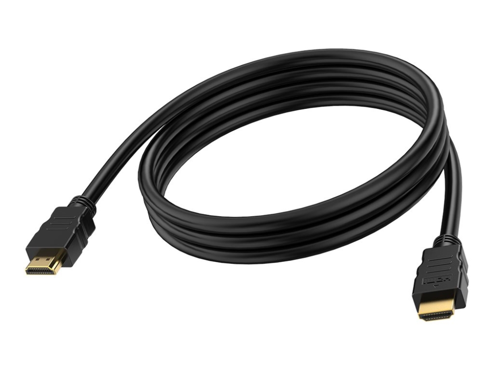 Vision Techconnect - Ultra High Speed - Hdmi-Kabel Med Ethernet - Hdmi Han Til Hdmi Han - 2 M - Dobbelt Afskærmet - Sort - 8K30 Hz Support
