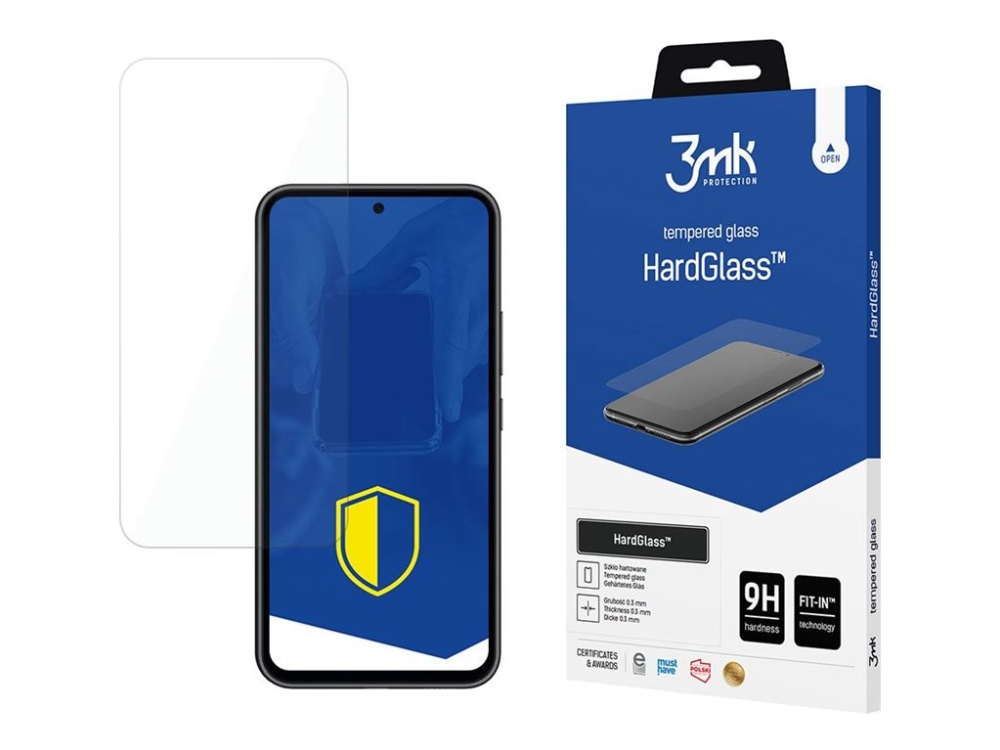 3Mk Hardglass, Samsung, Galaxy A54 5G, Schlagfest, Kratzresistent, Transparent, 1 Stück(E)